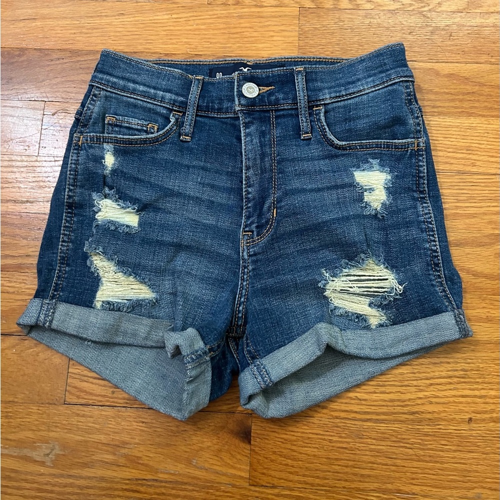 Hollister Jean Shorts | High-Rise Short-Short | Size 00 w23